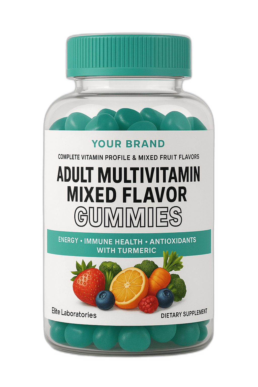 Adult Multivitamin Mixed Flavor Gumdrop