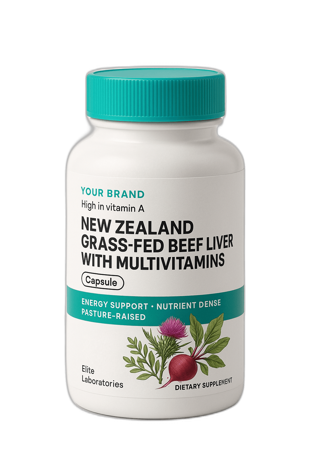 New Zealand Grass-Fed Beef Liver with Multivitamins