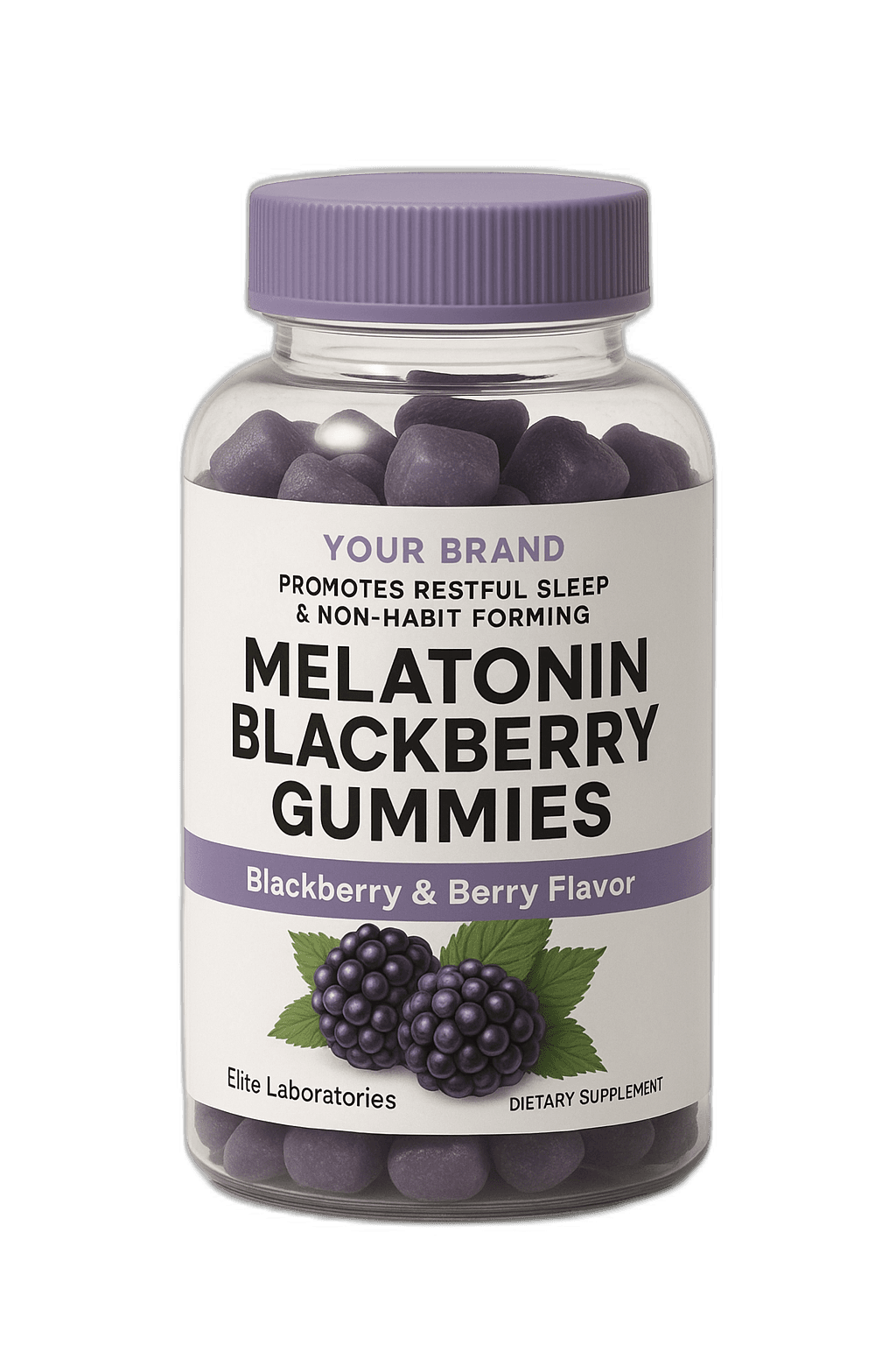 Melatonin Blackberry Gummies
