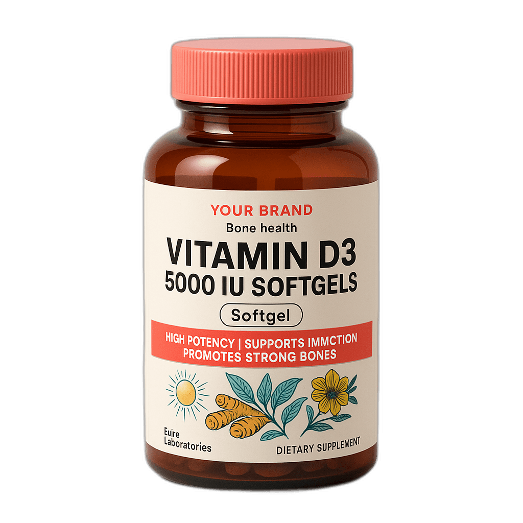 Vitamin D3 5000 IU Softgels